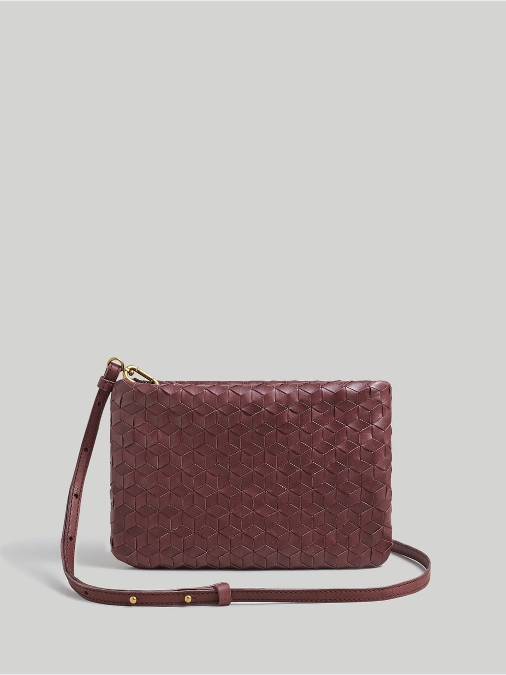 Madewell The Puff Crossbody Bag in Chocolate Raisin